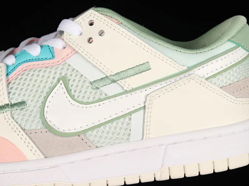 All categories Nk SB Dunk series Nk SB Dunk Low low-top skate shoes Nk Dunk Scrap stitching low-top skate shoes DM0802-001